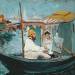 Monet in his Floating Studio